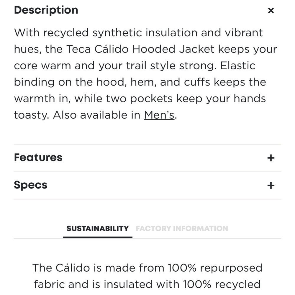 Cotopaxi Teca Calido Reversible Hooded Jacket - Large - Picture 6 of 8